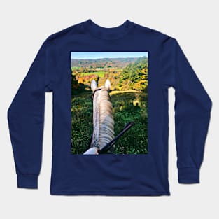 Tally Ho to the top of the world! Long Sleeve T-Shirt